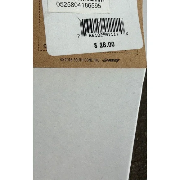 Reef Stargazer Flip Flops Womens 5 Black Glitter Sparkle Thong Sandals New - Picture 3 of 3